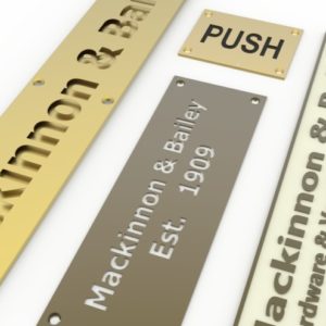 Sign And Name Plates